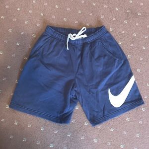 navy nike shorts